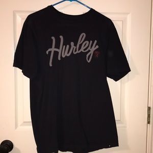 A black Hurley T-Shirt